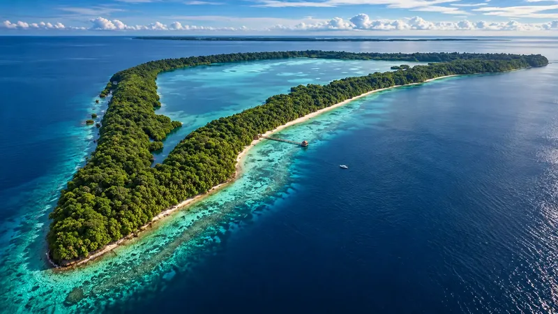 kakaban island aerial