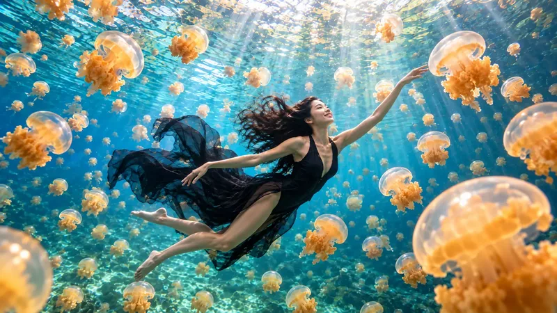 kakaban lake underwater 2