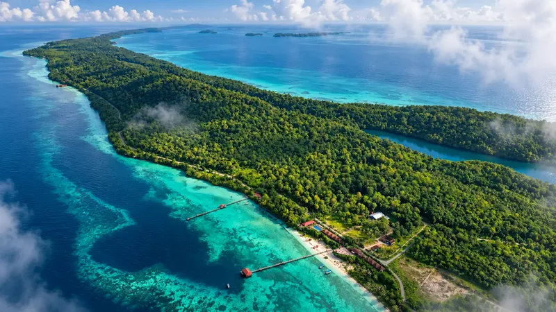 maratua2 island aerial